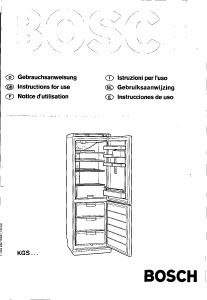 Manuale Bosch KGS3001EU Frigorifero-congelatore