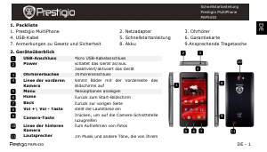 Bedienungsanleitung Prestigio MultiPhone 5430 Handy