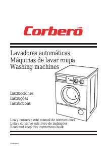 Manual Corberó LDE 1450 Máquina de lavar roupa