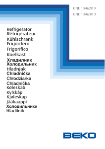 Bedienungsanleitung BEKO GNE 134630 X Kühl-gefrierkombination