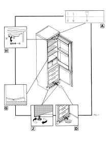 Manual de uso Corberó FC1840V/3 Frigorífico combinado