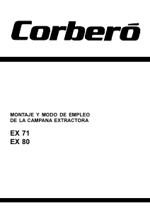 Manual de uso Corberó EX71N/1 Campana extractora