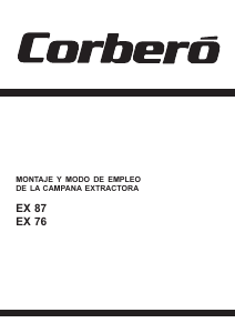 Manual de uso Corberó EX76B/1 Campana extractora