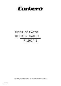 Manual Corberó F1100A-1 Refrigerator