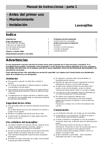 Manual de uso Corberó LVC 41S Lavavajillas