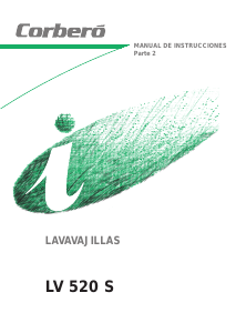 Manual de uso Corberó LV 520S Lavavajillas