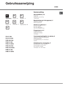 Bedienungsanleitung Hotpoint Deco FHR 540 (AN)/HA Backofen