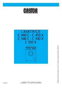 Manuale Castor C 440 C Lavatrice