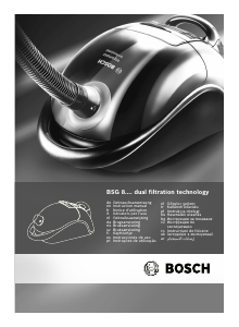 Посібник Bosch BSG82480AU Пилосос