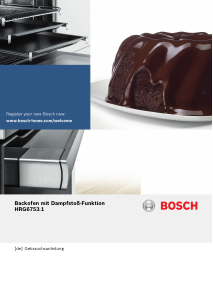 Bedienungsanleitung Bosch HRG6753S1 Backofen