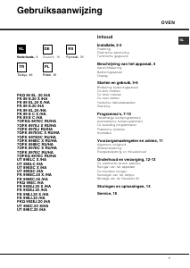 Kullanım kılavuzu Hotpoint Luce FK 89EL .20 X/HA Fırın