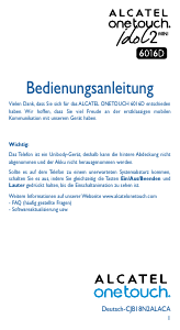 Bedienungsanleitung Alcatel 6016D One Touch Idol 2 Mini Handy
