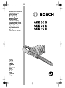 Kullanım kılavuzu Bosch AKE 30 S Motorlu testere