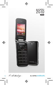 Bedienungsanleitung Alcatel One Touch 2010G Handy