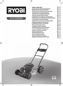 Manual Ryobi RLM1956MEB Mașină de tuns iarbă