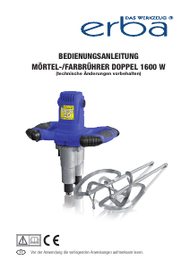 Bedienungsanleitung Erba 33222 Handrührwerk