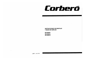 Manual de uso Corberó EX88N Campana extractora