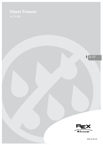 Manuale Electrolux-Rex RO34ENF Congelatore