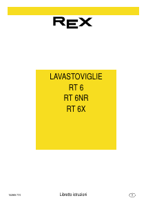 Manuale Electrolux-Rex RT6X Lavastoviglie