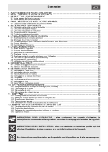 Mode d’emploi Smeg C113GMX9 Cuisinière