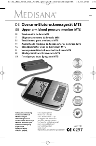Bedienungsanleitung Medisana MTS Blutdruckmessgerät