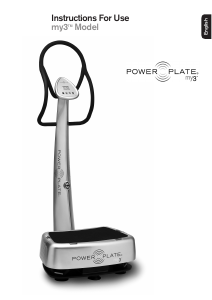 Bruksanvisning Power Plate my3 Vibrationsplatte