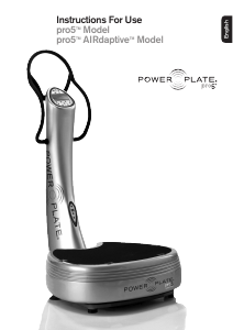 Bruksanvisning Power Plate pro5 Vibrationsplatte