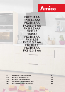 Bedienungsanleitung Amica FK311.3 Kühl-gefrierkombination
