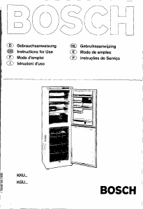 Manual Bosch KKU3200GB Frigorífico combinado