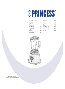 Manual Princess 212022 Classic Power Liquidificadora
