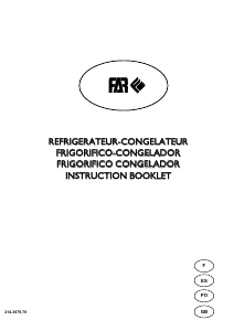 Manual FAR R2305A Frigorífico combinado
