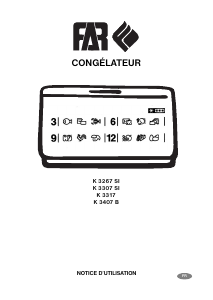 Mode d’emploi FAR K3267SI Congélateur