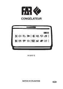 Mode d’emploi FAR K3217C Congélateur