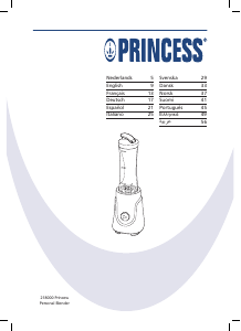 Bruksanvisning Princess 218000 Personal Blender