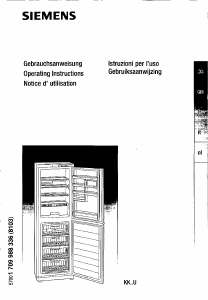 Bedienungsanleitung Bosch KK33U420TR Kühl-gefrierkombination
