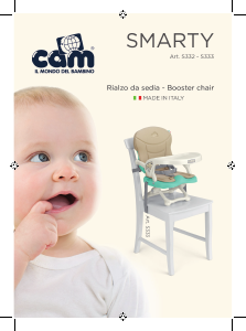 Manual de uso Cam S333 Smarty Silla alta de bebé