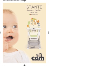 Manuál Cam S2100 Istante Dětská židlička
