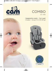 Εγχειρίδιο Cam S166 Combo Κάθισμα αυτοκινήτου