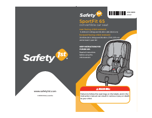 Handleiding Safety1st SportFit 65 Autostoeltje