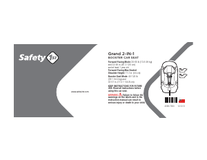 Handleiding Safety1st Grand 2in1 Autostoeltje