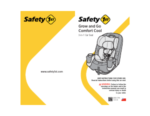 Manual Safety1st Grow and Go Comfort Cool Car Seat