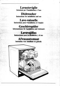 Manual de uso Smeg GM274-160 Lavavajillas