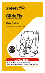 Handleiding Safety1st GlideFix Autostoeltje