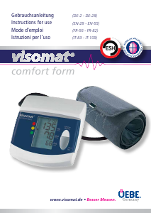 Handleiding Visomat Comfort Form Bloeddrukmeter