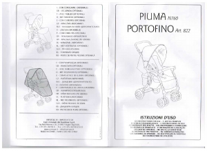 Instrukcja Cam 822 Portofino Wózek