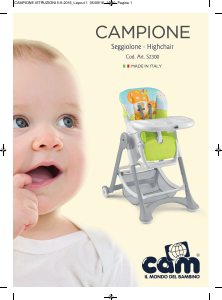 说明书 Cam S2300 Campione 婴儿餐椅
