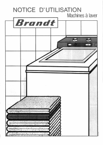 Mode d’emploi Brandt CX740CF Lave-linge