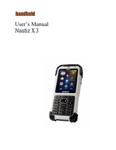 Bruksanvisning Handheld Nautiz X3 Mobiltelefon