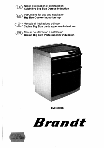 Handleiding Brandt EMIC800X Fornuis