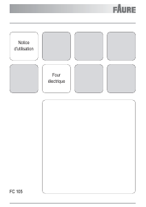 Mode d’emploi Faure FC105B Four